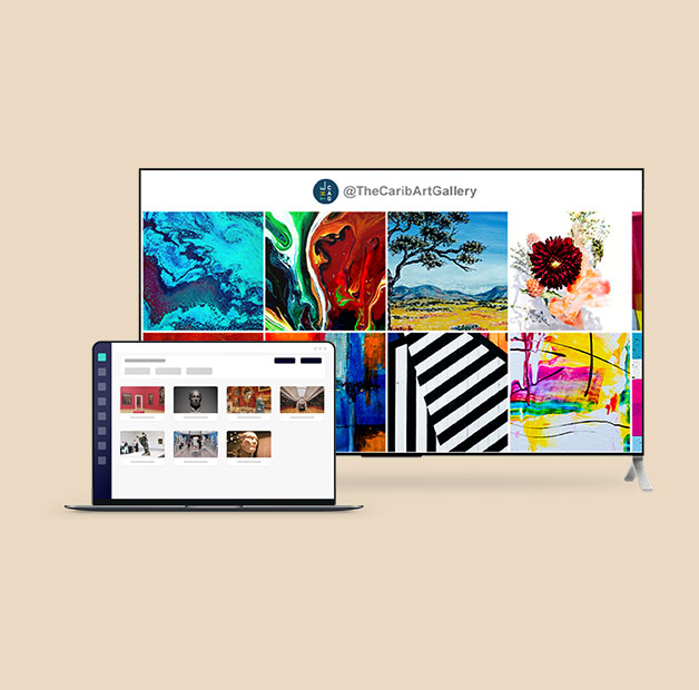 why dotsignage in art gallery