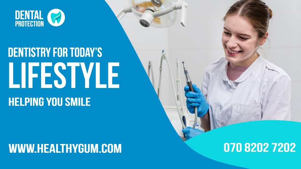 dentist clinic digital signage template idea