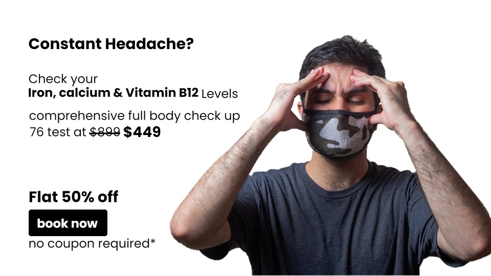headache treatment hospital digital signage template