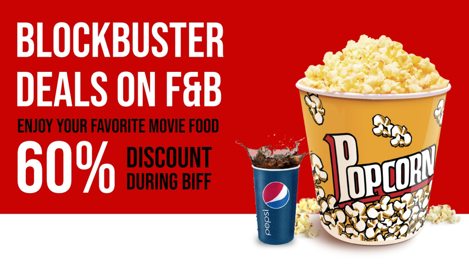 movie theater food combo digital signage template