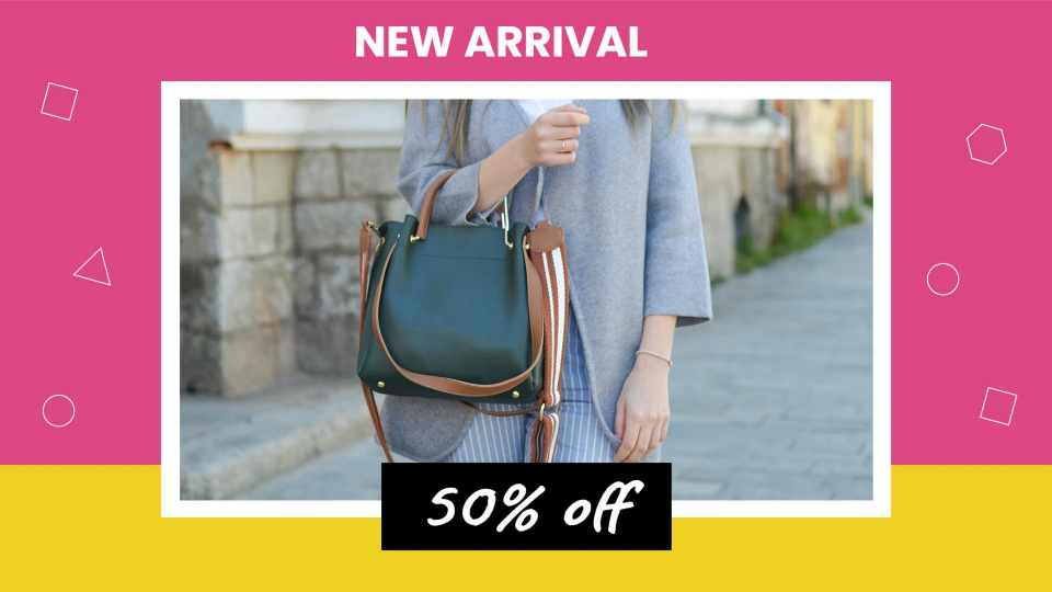 new arrival offer promotion digital display