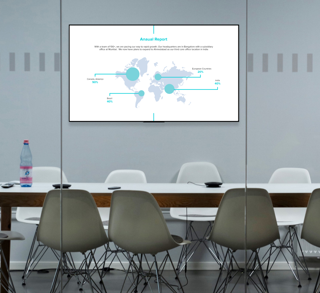 office conference room digital signage